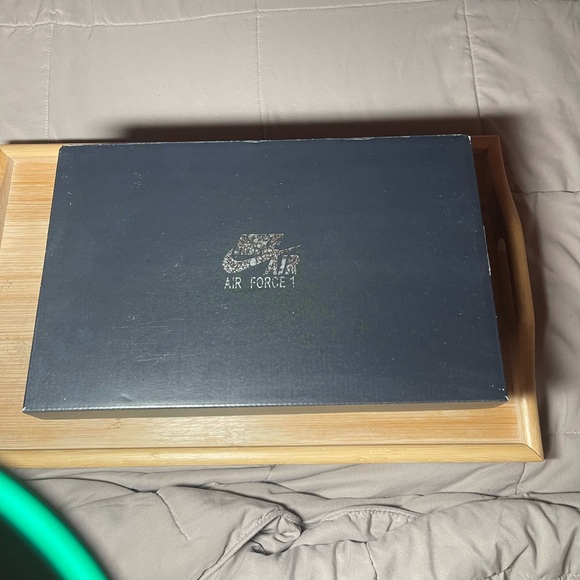 Nike Air Force 1 Shadow Sail Green and University Blue Multicolor - Picture 14 of 15